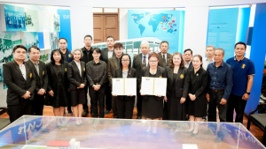 ร่วมพิธีลงนามบันทึกข้อตกลงความร่วมมือทางวิชาการระหว่าง มรภ.เทพสตรี กับ บริษัท เอสเค. ฟู้ดส์ 1975
